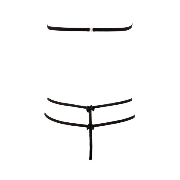 Komplet bielizny czarny L
