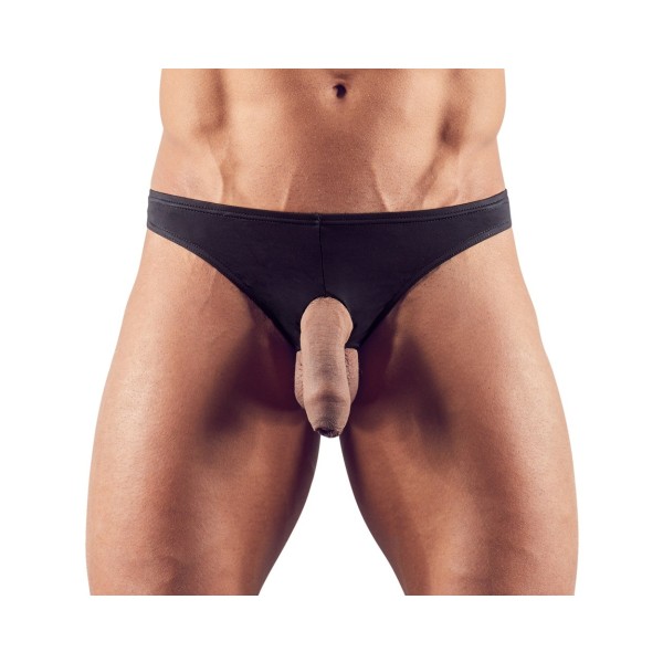 Stringi męskie z 2 otworami XL