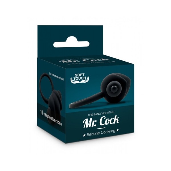 Silikonowy pierścień Mr. Cock z wibracjami