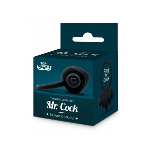 Silikonowy pierścień Mr. Cock z wibracjami