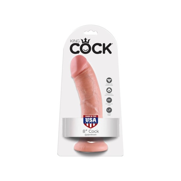 Dildo z przyssawką 20 cm King Cock