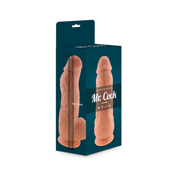 Dildo z przyssawką 30 cm Mr. Cock