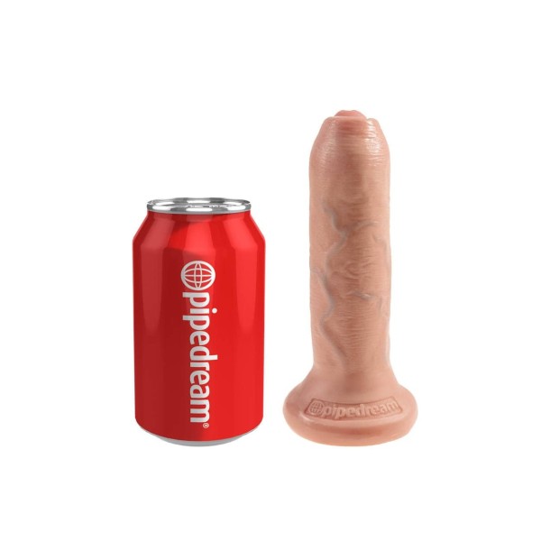 Dildo z przyssawką Uncut Cock 16,5 cm King Cock