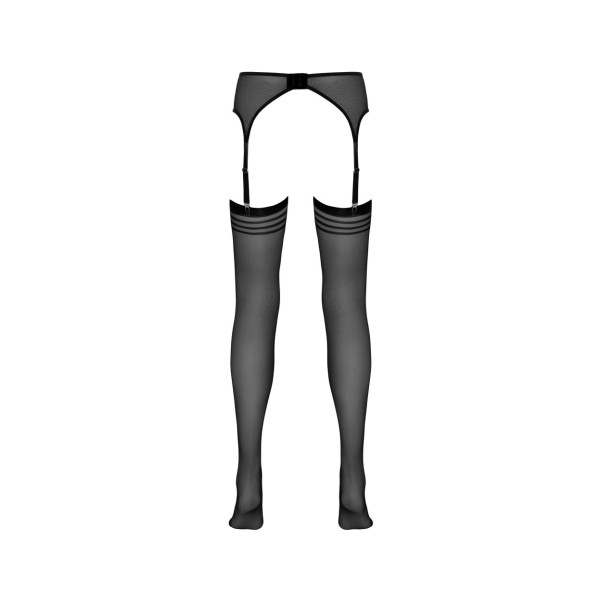 Pas do pończoch Mandy Mystery czarny S/M