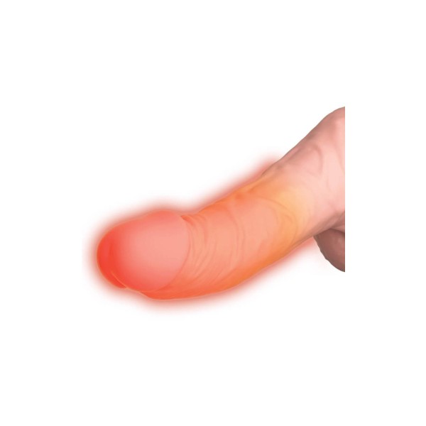 Wibrator z funkcją pchnięcia 25 cm King Cock