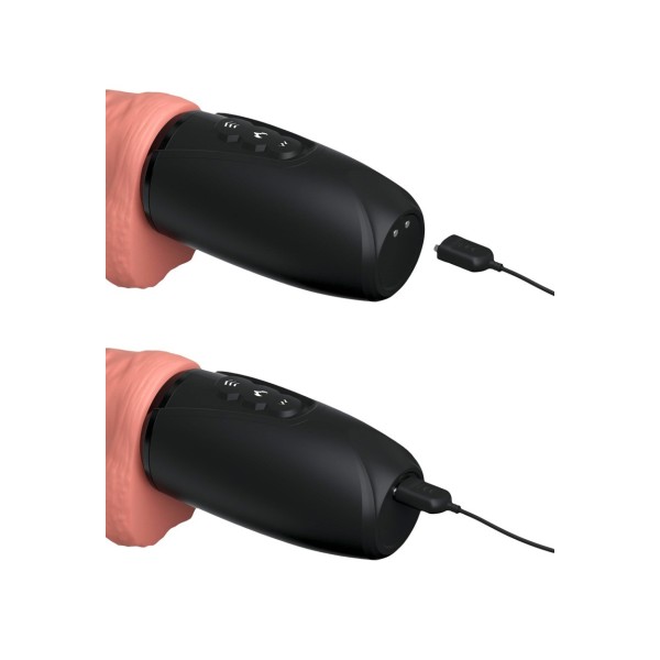 Wibrator z funkcją pchnięcia 25 cm King Cock