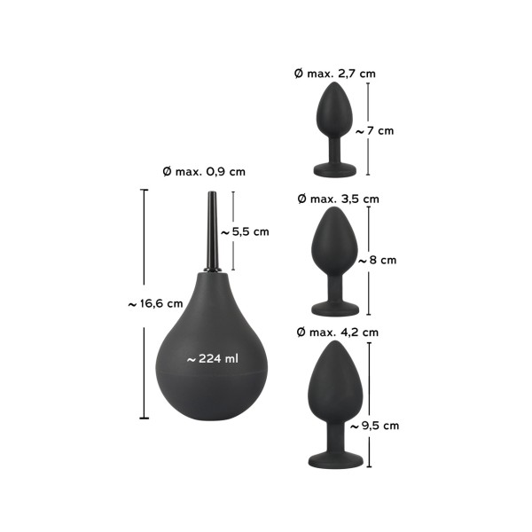 Zestaw analny Black Velvets