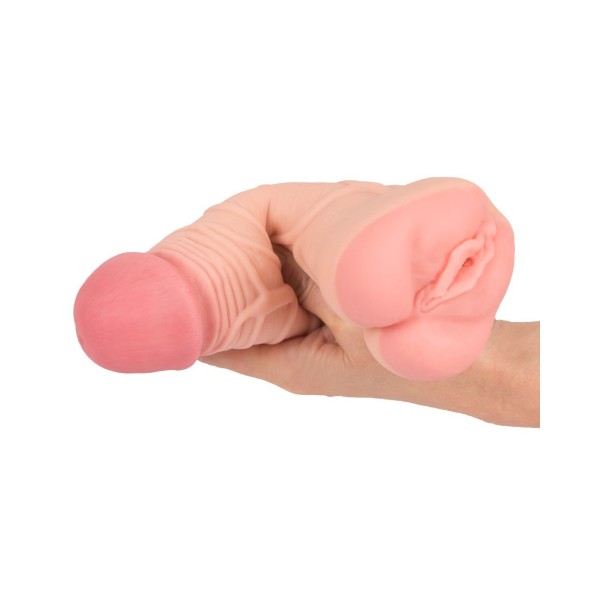 Masturbator i przedłużka 2 w 1 Nature Skin