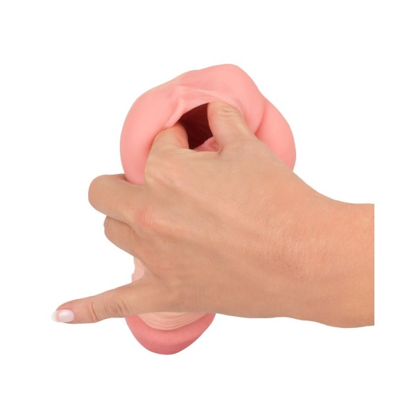 Masturbator i przedłużka 2 w 1 Nature Skin