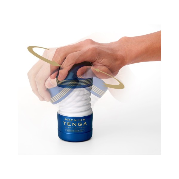 Masturbator Premium Rolling Head Cup Tenga