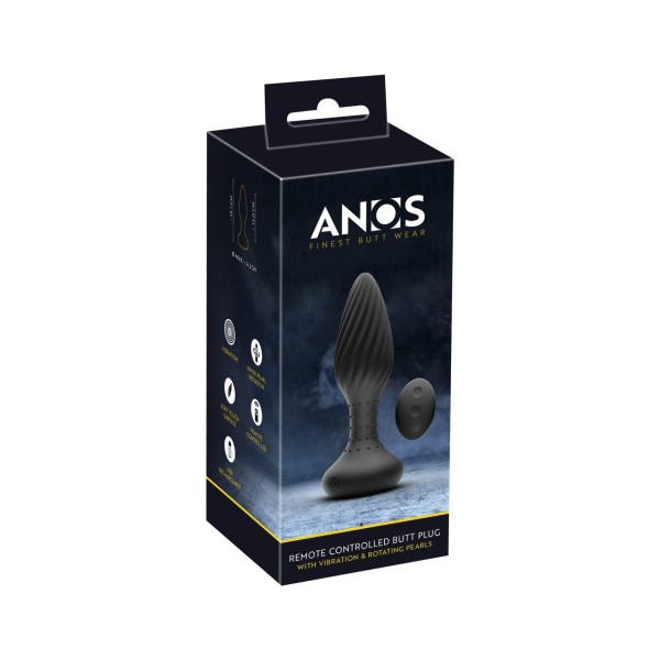Korek analny z wibracjami 15,1 cm Anos