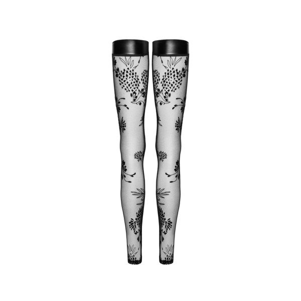Pończochy tiulowe Bianka S Noir Handmade