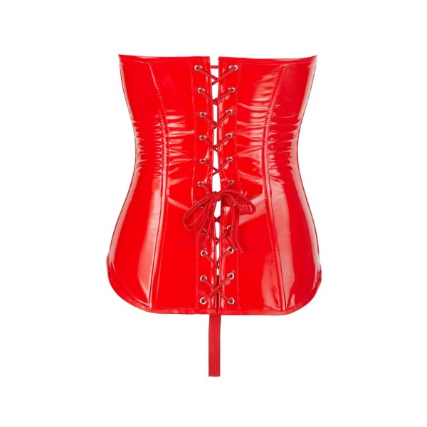 Gorset winylowy Carmen XS Black Level
