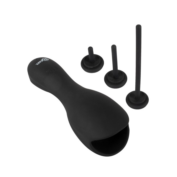 Masturbator z 3 dilatorami Rebel