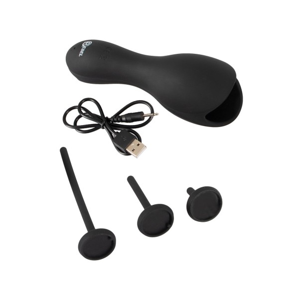 Masturbator z 3 dilatorami Rebel