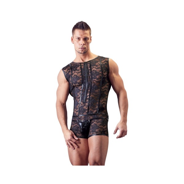 Body męskie koronkowe XL Svenjoyment