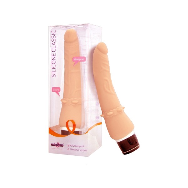 Silicone Classic Wibrator - cielisty
