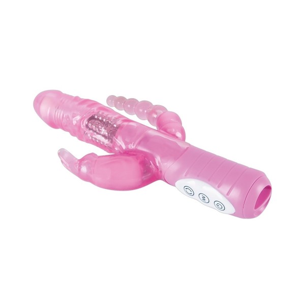 Wibrator Rabbit Dual Pleasure różowy