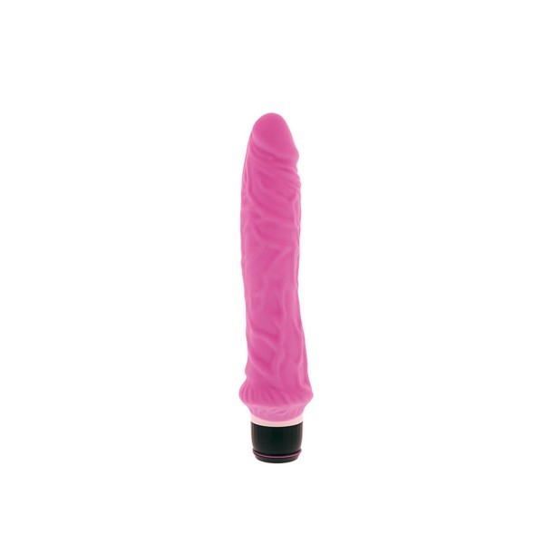 Klasyczny silikonowy wibrator 23cm różowy
