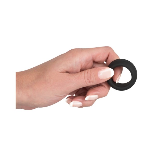 Silikonowy pierścień na penisa Black Velvets 2,6cm