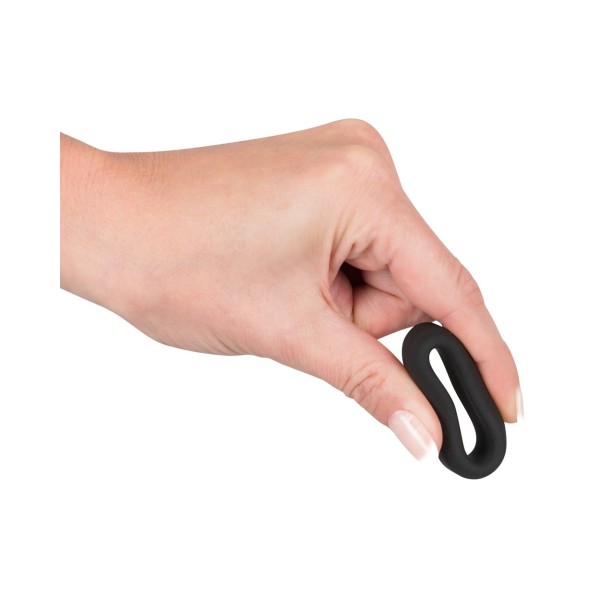 Silikonowy pierścień na penisa Black Velvets 2,6cm