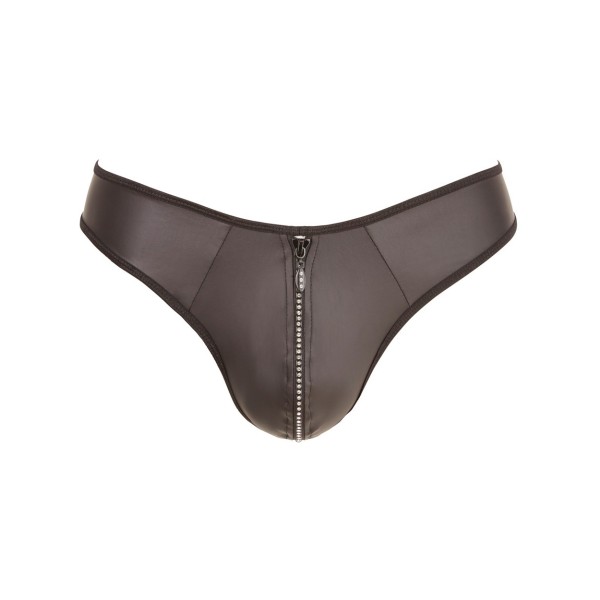 Stringi męskie z zamkiem Zip XXL