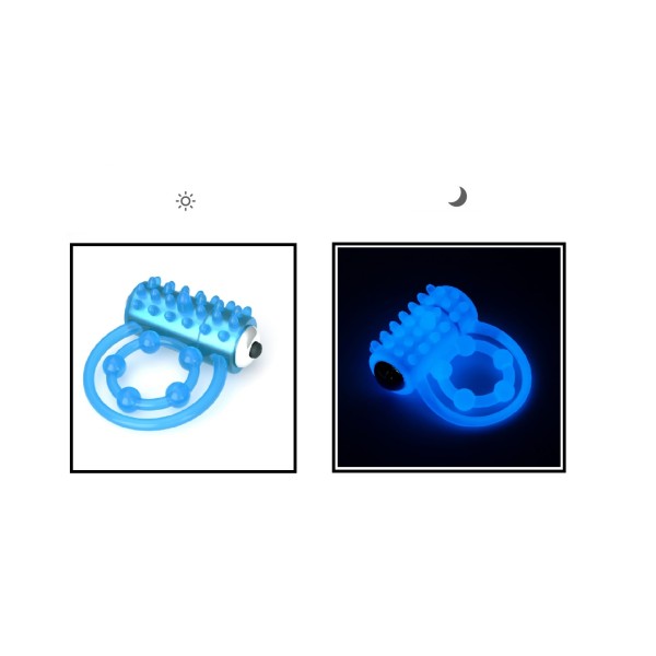 Pierścień na penisa świecący w ciemności Lumino Play