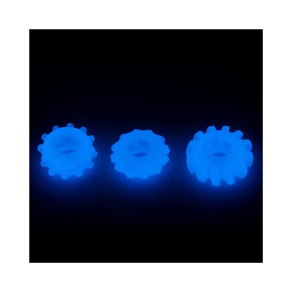 Pierścienie świecące w ciemności Lumino Play 3 szt.