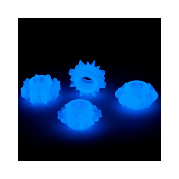 Pierścienie świecące w ciemności Lumino Play 4 szt.