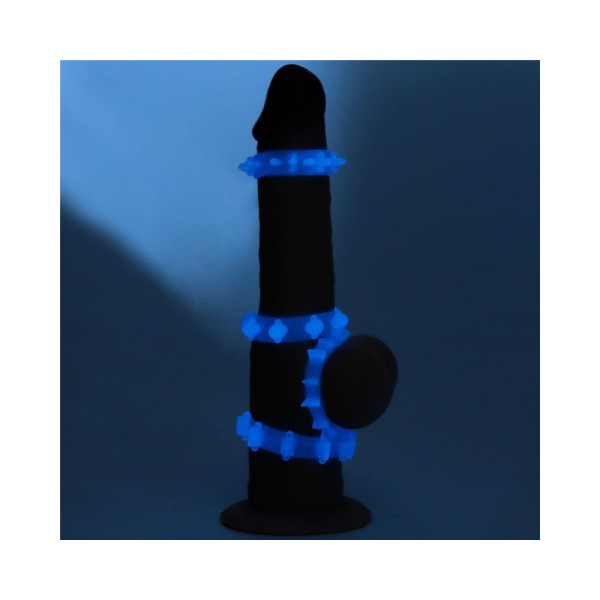 Pierścienie świecące w ciemności Lumino Play 4 szt.