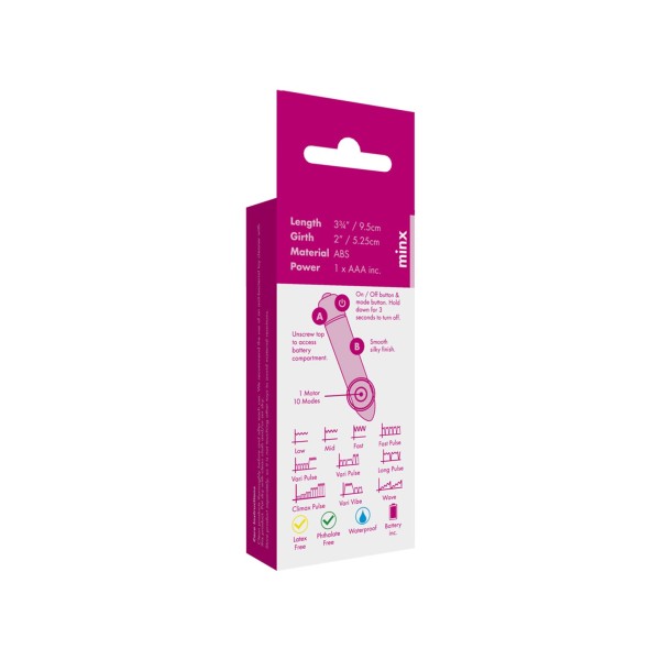 Miniwibrator Minx Blossom różowy