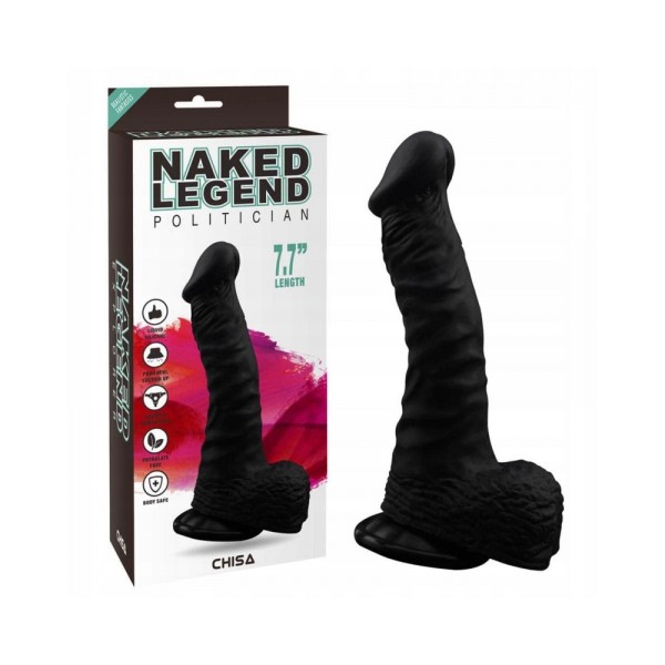 Dildo z przyssawką Naked Legend Politician 19,5cm