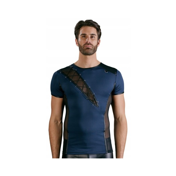 Męski t-shirt  z wiązaniem Bruno NEK XL