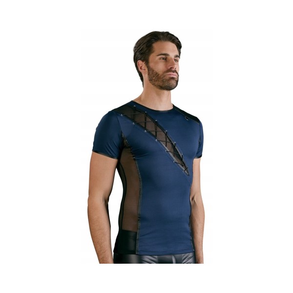 Męski t-shirt  z wiązaniem Bruno NEK XL