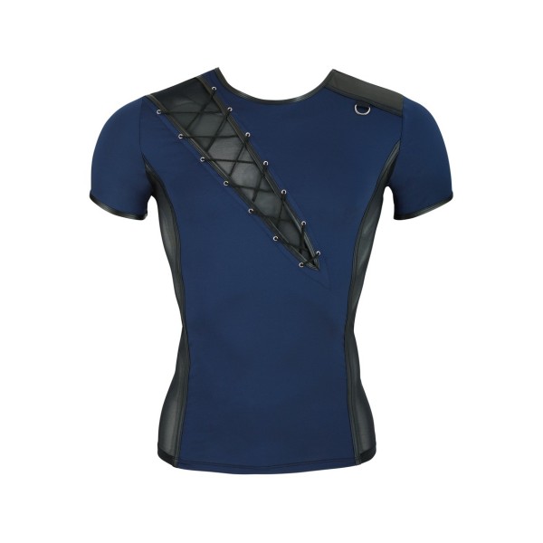 Męski t-shirt  z wiązaniem Bruno NEK XL