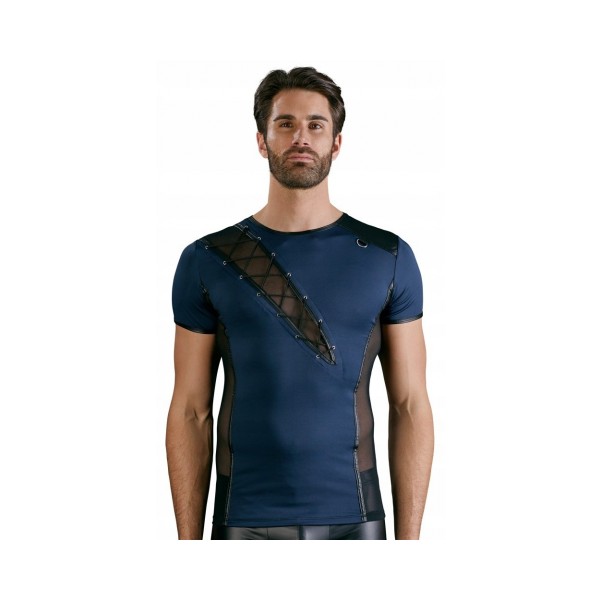 Męski t-shirt  z wiązaniem Bruno NEK L