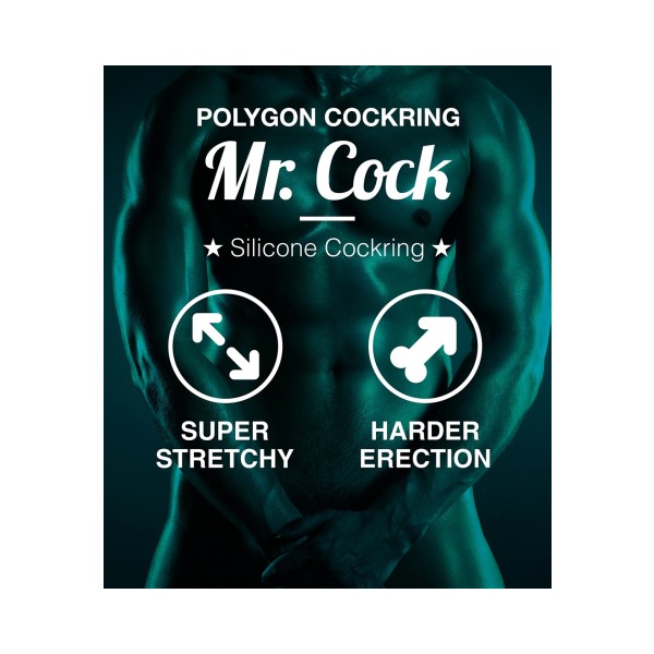 Pierścień na penisa Mr.Cock Polygon