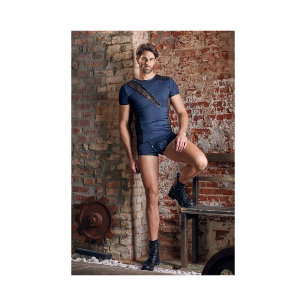 Męski t-shirt  z wiązaniem Bruno NEK S