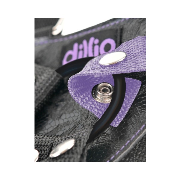 Dillio Strap on dildo fioletowe