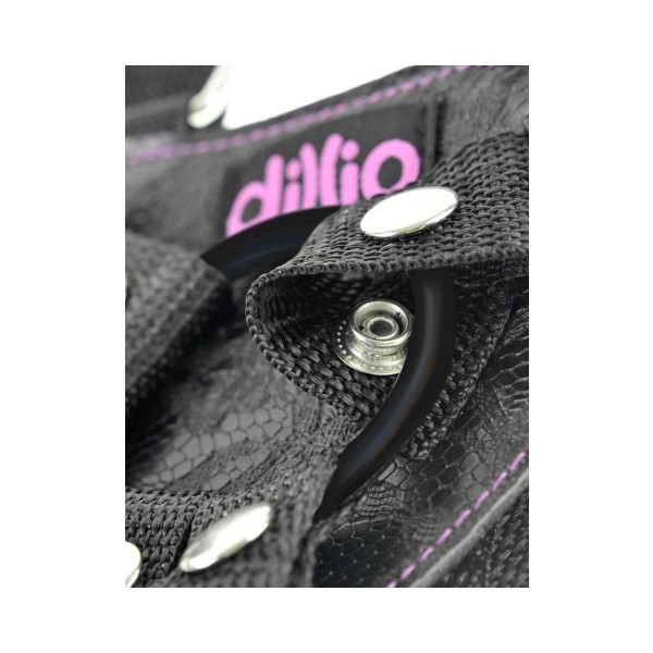 Dillio Strap on dildo różowe