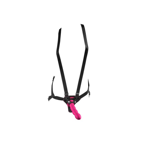 Dillio Strap on dildo różowe