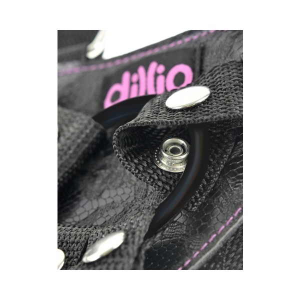 Dillio Strap on dildo różowe