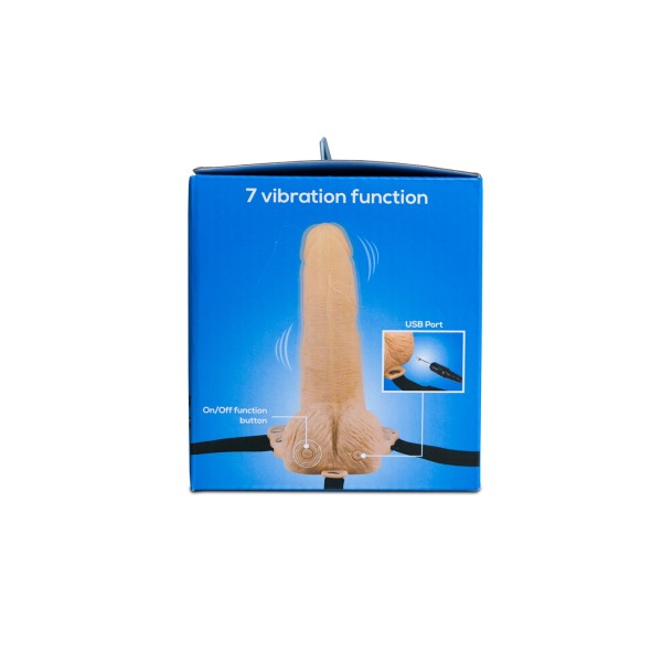 Strap on z wibracjami 16,5cm