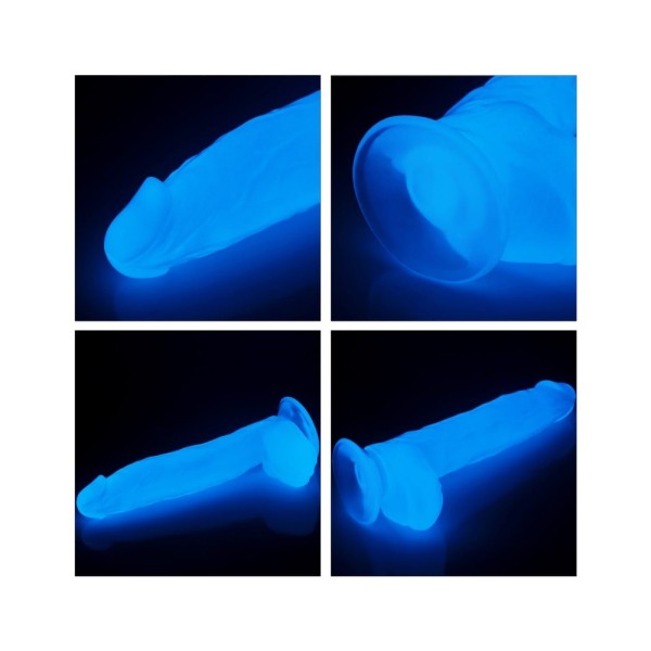 Dildo z przyssawką świecące w ciemności Lumino Play 26 cm Lovetoy