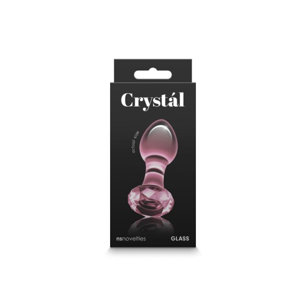 Korek analny Gem Pink 8,9cm Crystal