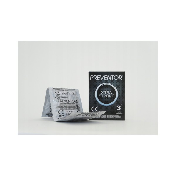 Prezerwatywy EXTRA STRONG + BOSKERKI Z KIESZONKĄ M