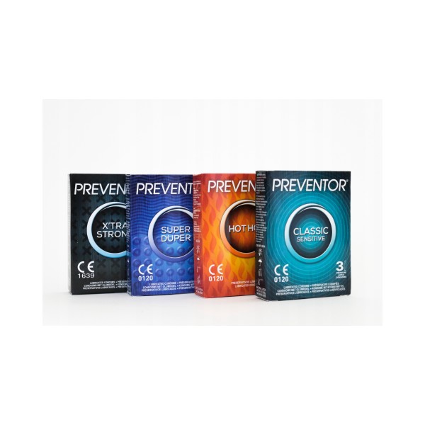Prezerwatywy EXTRA STRONG + BOSKERKI Z KIESZONKĄ M