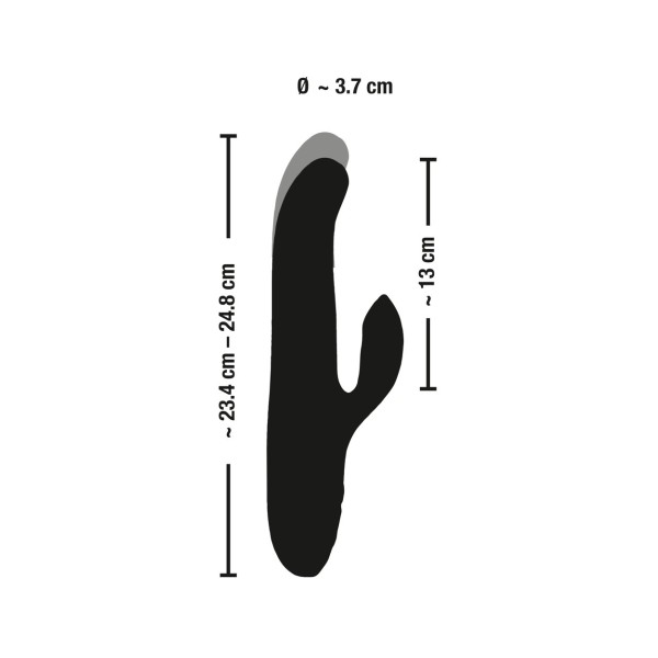 Wibrator posuwisto rotacyjny 23,4 cm Smile