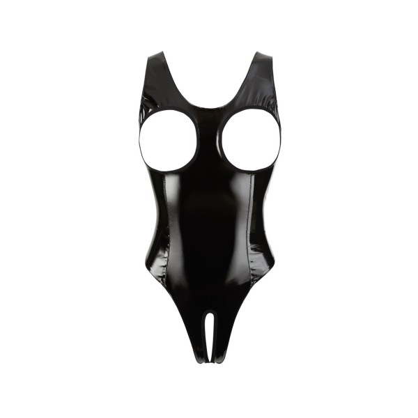 Body z winylu z odkrytymi piersiami M Black Level