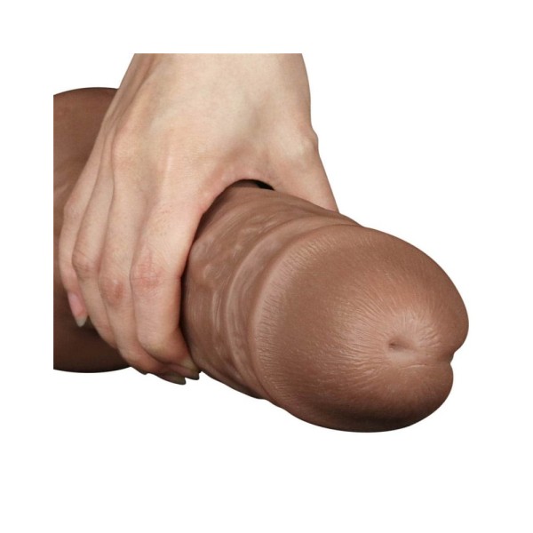 Dildo Chubby z przyssawką 24,5cm Lovetoy + lubrykant Just Glide 5 x 20 ml